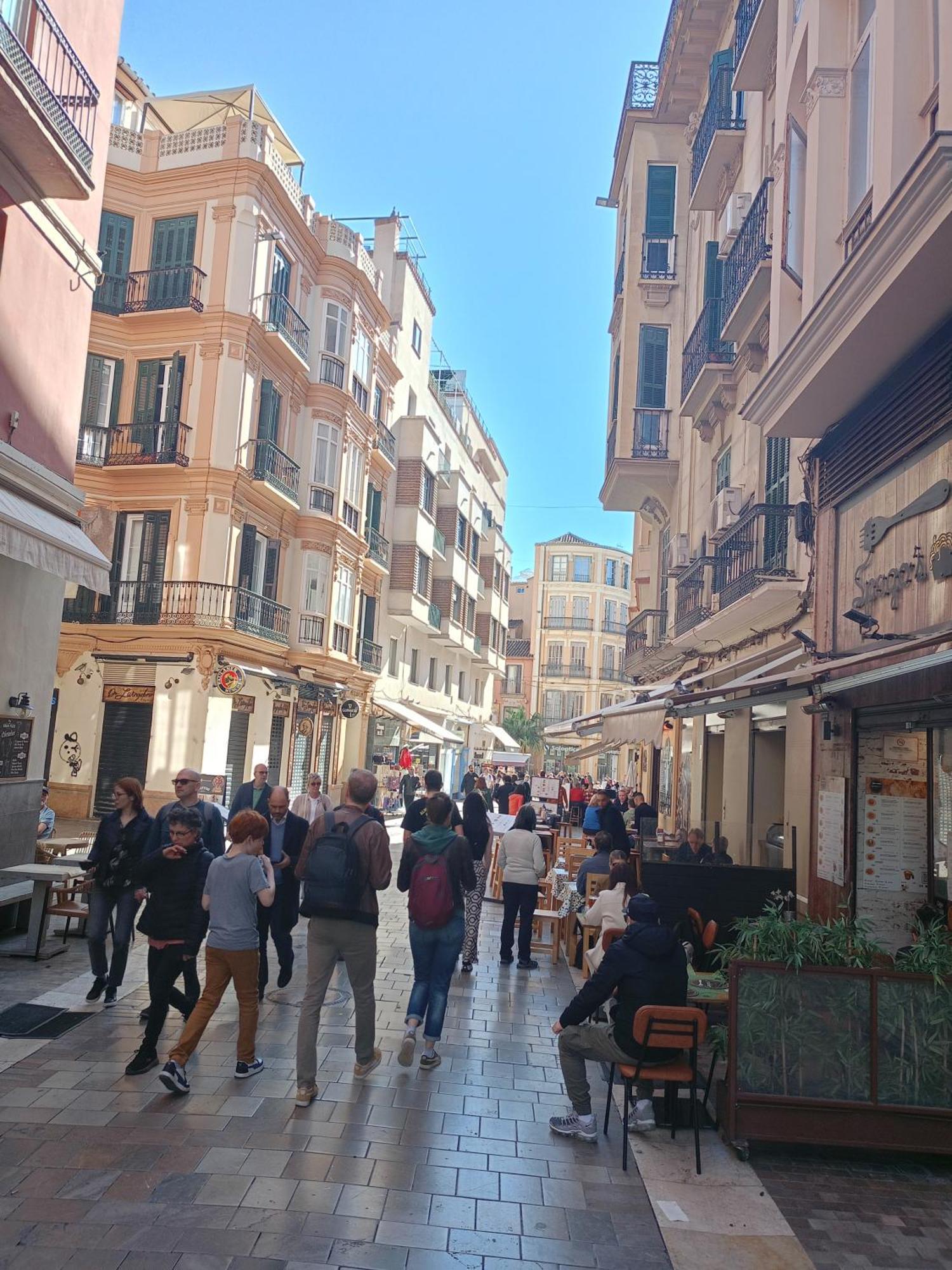 Small Stylish Room With Comfortable Queen-Size Bed In Very Large, Beautifully Decorated Shared Flat In The Historic Centre Of Malaga Ngoại thất bức ảnh